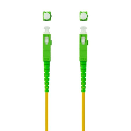 Cable de fibra optica nanocable sc - apc a sc - apc monomodo simplex lszh - amarillo - 3 m