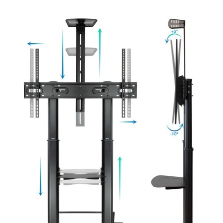 Tooq FS20400HM-B Soporte suelo 60″-100″ regulable