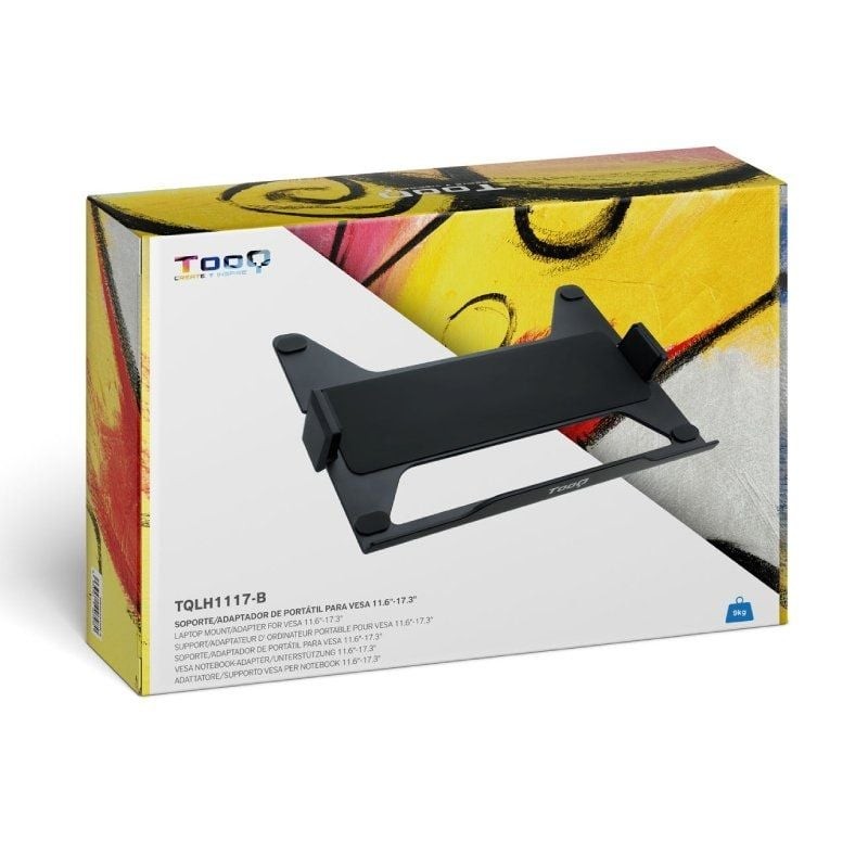 Soporte TooQ TQLH1117-B para Portátiles hasta 17.3″/ Hasta 9Kg