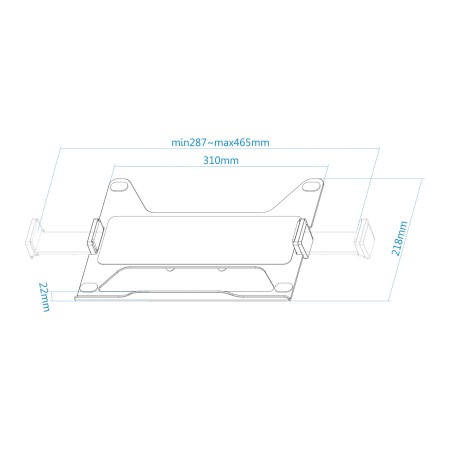 Soporte TooQ TQLH1117-B para Portátiles hasta 17.3″/ Hasta 9Kg