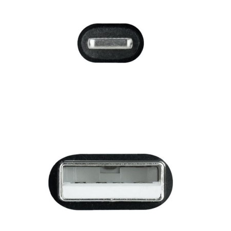 Nanocable Cable Lightining-USB A/M, Negro, 1 M