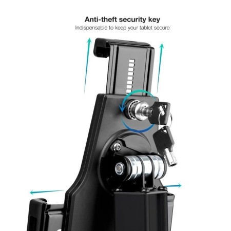 Tooq Soporte Sobremesa Profesional Tablet Antirrob