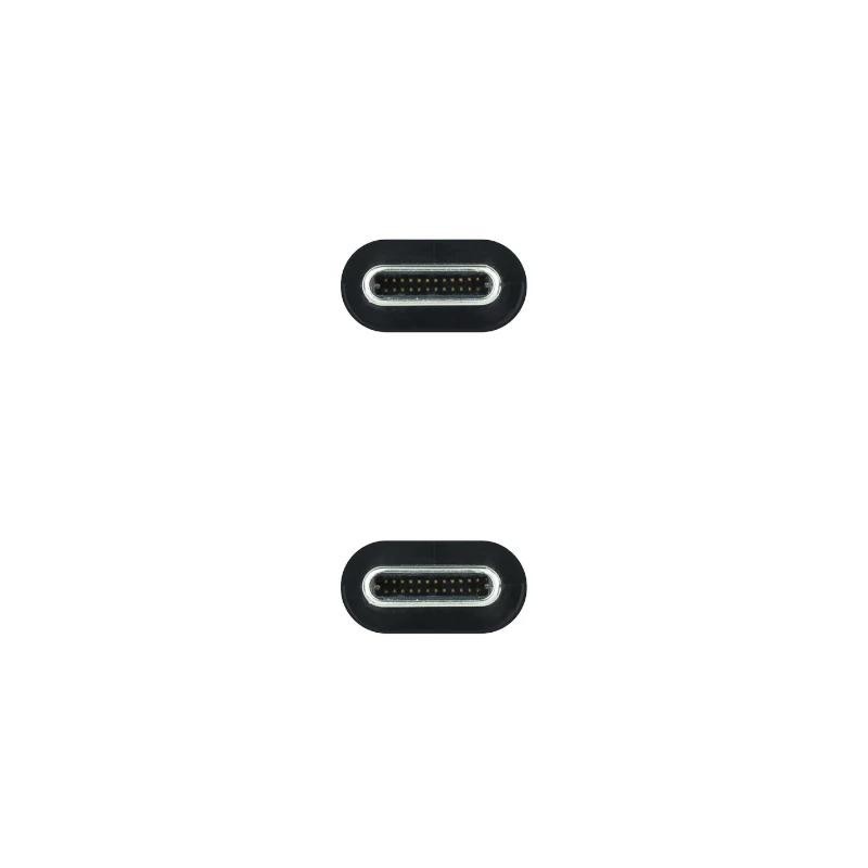 Nanocable Cable USB 3.2 Gen2x2 100W 4K USB-C 1m