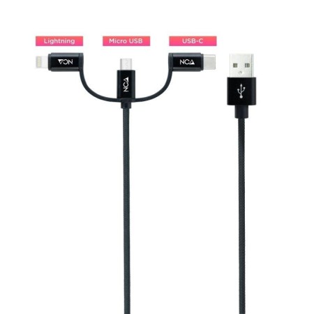 Nanocable Cable USB a USB-C/Micro USB/ Lighthning