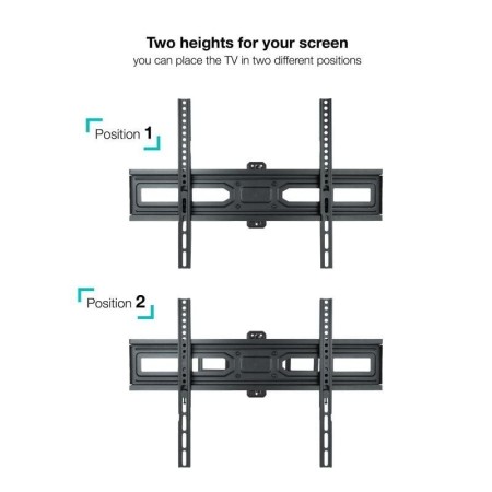 Soporte de Pared Giratorio/ Inclinable/ Nivelable TooQ LP7863TN-B para TV de 37-70″/ hasta 35kg