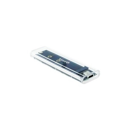 Caja Externa para Disco SSD M.2 NVMe TooQ TQE-2200/ USB 3.1 Gen2/ Sin tornillos