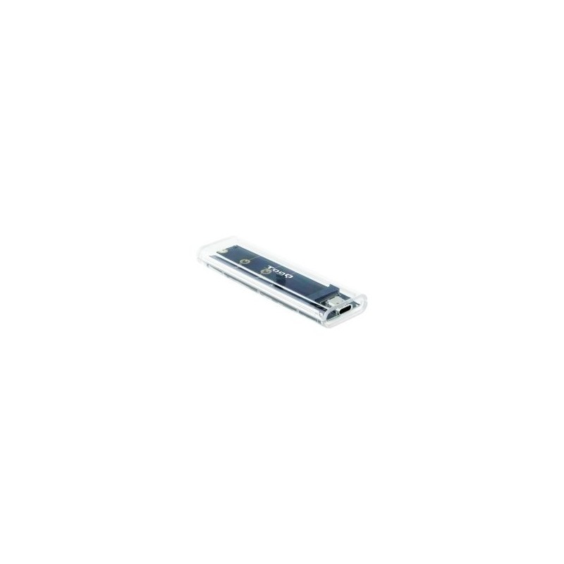 Caja Externa para Disco SSD M.2 NVMe TooQ TQE-2200/ USB 3.1 Gen2/ Sin tornillos
