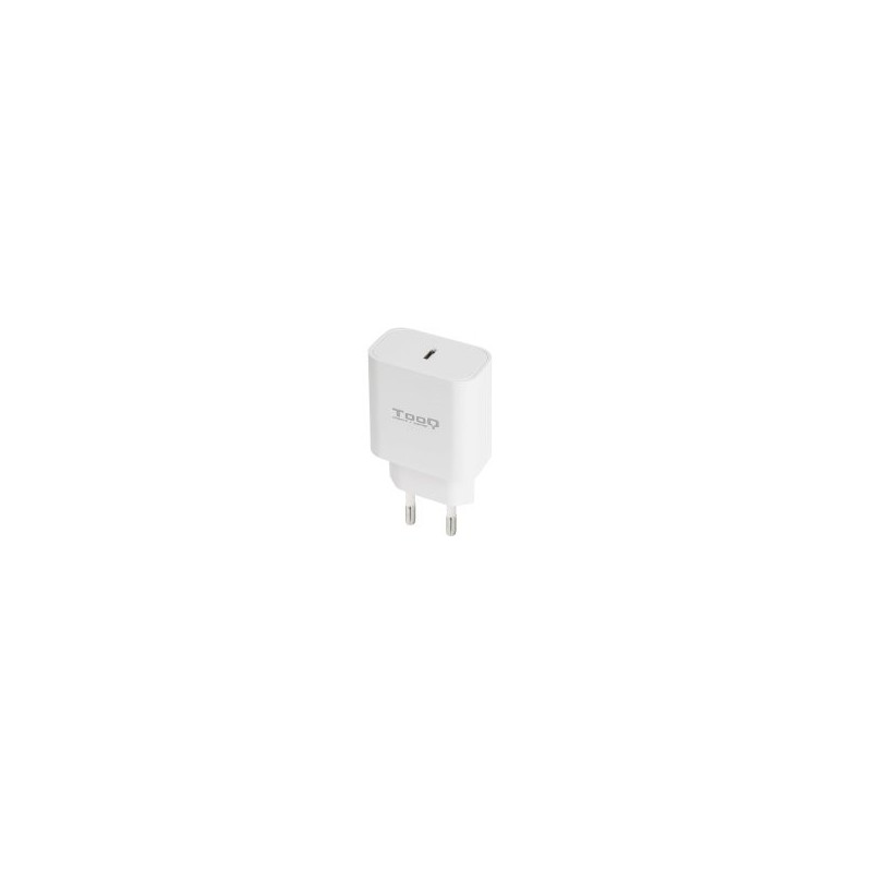 Tooq Cargador pared USB-C PD3.0 20W Blanco