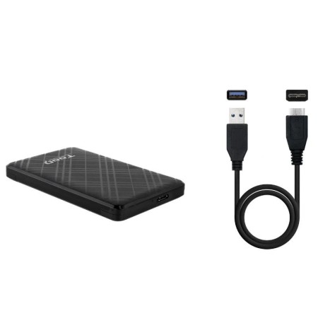 Tooq Caja externa 2,5″ SATA USB3.1 Gen1 Negra