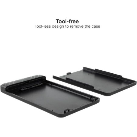 Tooq Caja externa 2,5″ SATA USB3.1 Gen1 Negra