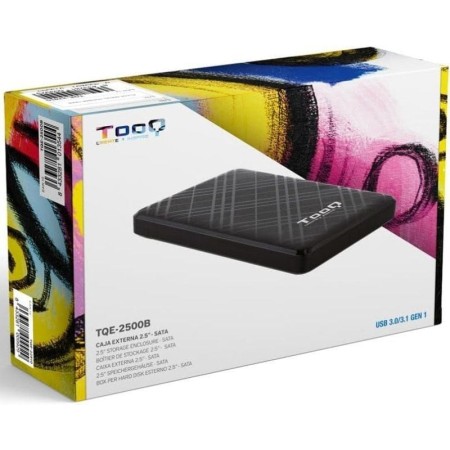 Tooq Caja externa 2,5″ SATA USB3.1 Gen1 Negra