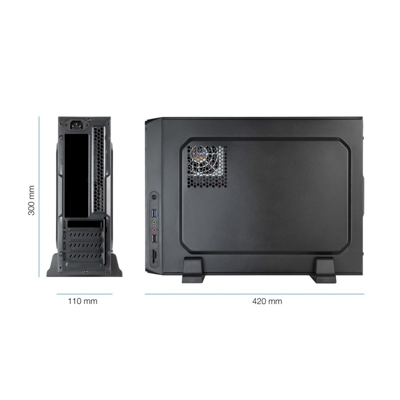 Caja ordenador tooq tqc - 3007u3cd m - atx 500w