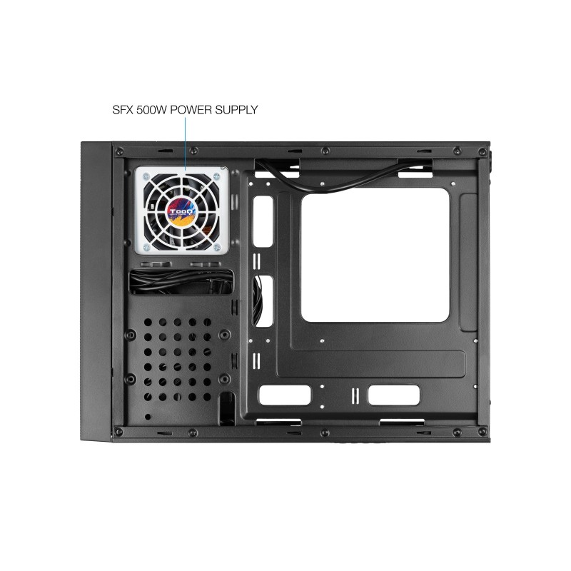 Tooq Caja Slim Micro ATX TQC-3008U3C 500W Negra