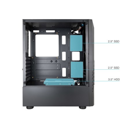 Tooq Caja Semitorre Gaming TQGCC102-B BIOHAZARD