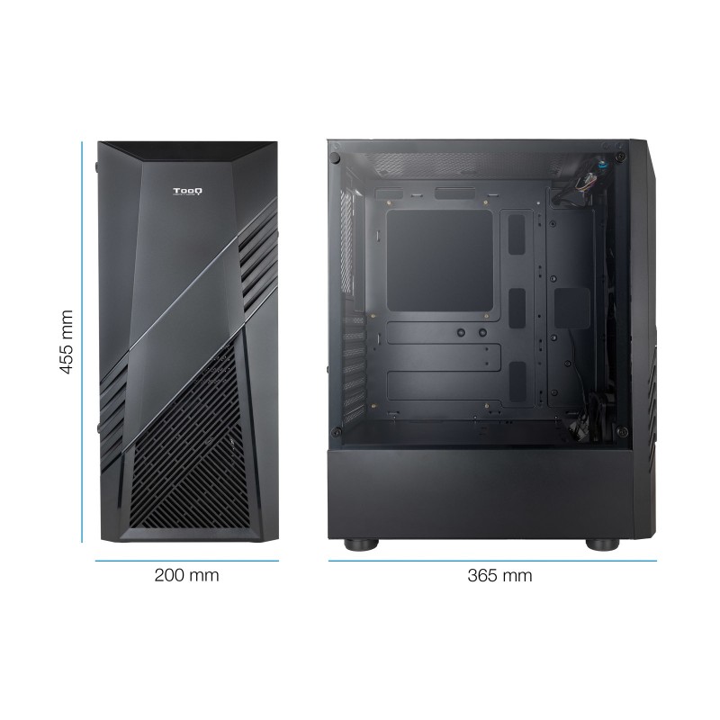 Tooq Caja Semitorre Gaming TQGCC102-B BIOHAZARD