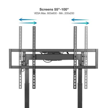Tooq Soporte suelo ruedas eléctrico Lux 55″-100″