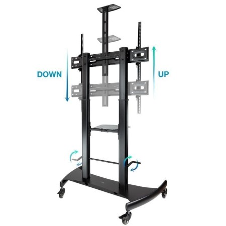 Soporte suelo con ruedas tooq hasta 100 pulgadas vesa 1000 x 600 max 100kg