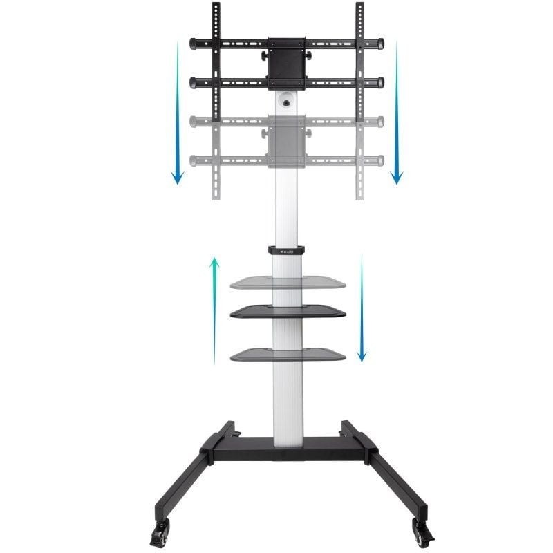 Tooq FS1886M-B Soporte suelo ruedas Hera 37″-86″