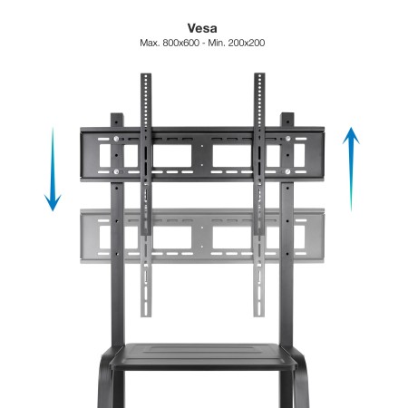 Tooq FS20101M-B Soporte suelo ruedas Coloso 37-100