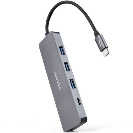 Nanocable HUB USB-C a 3xUSB 3.0/H+1xUSB-C/H