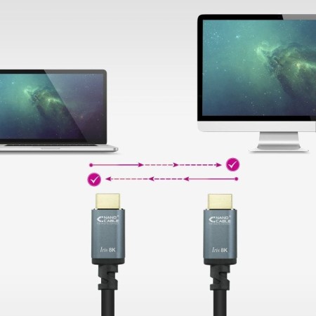 Nanocable Cable HDMI 2.1 IRIS 8K M-M 5 metros