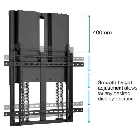 Soporte pared tv tooq hasta 90 pulgadas vesa 800x600 max 90kg