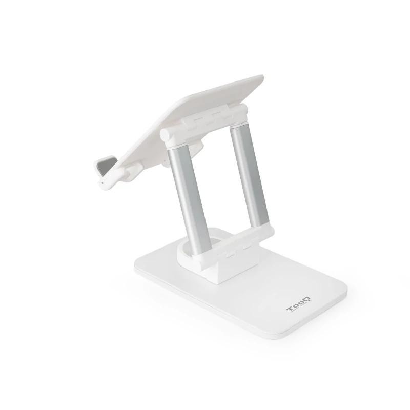 Soporte tooq plegable para tablet hasta 12.9 pulgadas blanco