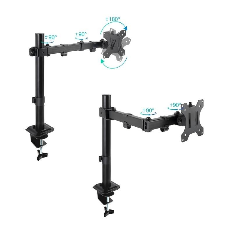 Tooq Soporte mesa DB1801TN-B 1 brazo 17-32″