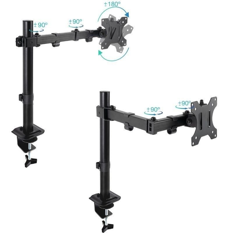 Tooq Soporte mesa DB1801TN-B 1 brazo 17-32″