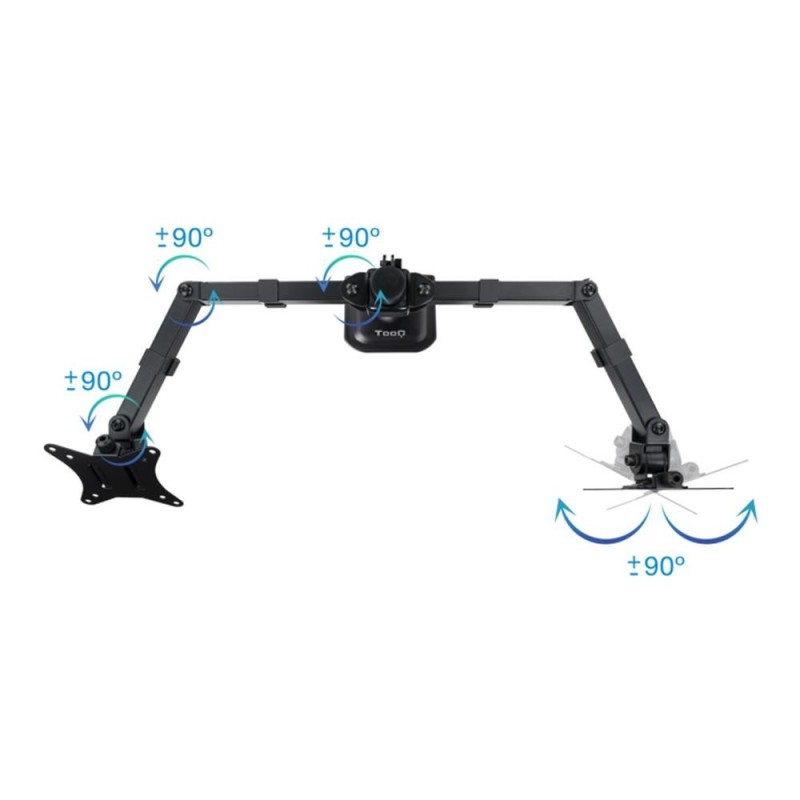 Soporte mesa tooq hasta 27 pulgadas vesa 100 x 100 max 8kg - brazo