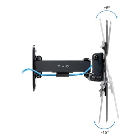 Soporte pared tv tooq vesa hasta 43 pulgadas 200x200mm max 20kg