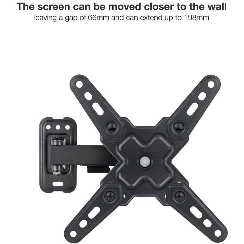 Soporte pared tv tooq vesa hasta 43 pulgadas 200x200mm max 20kg
