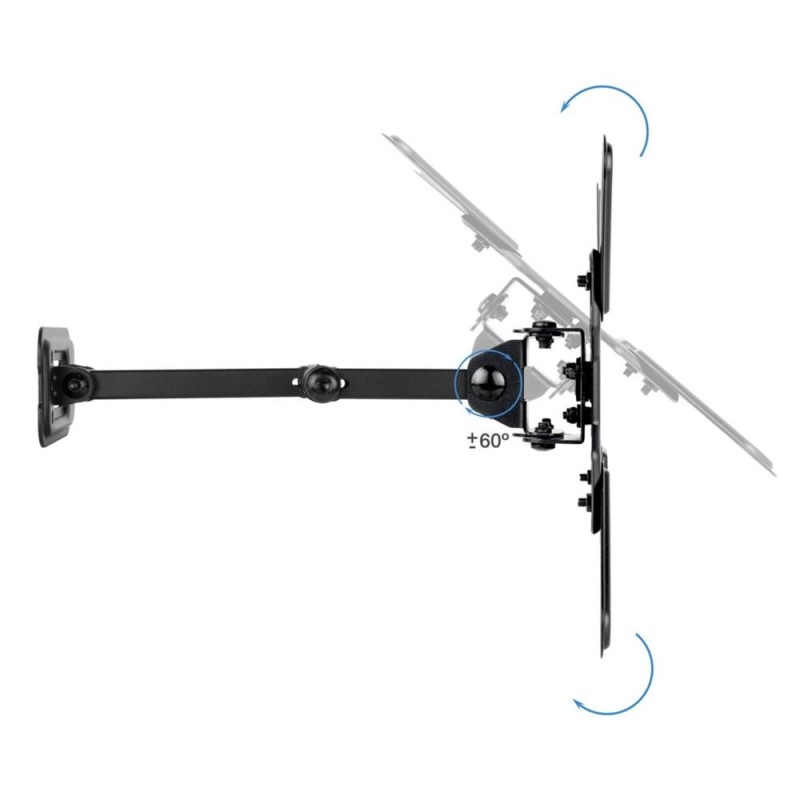 Soporte mesa tooq lp1344tn - b vesa hasta 43 pulgadas 200x200mm max 20kg