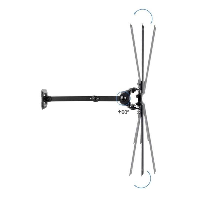 Soporte pared tv tooq vesa hasta 55 pulgadas 400x400mm max 25kg articulado