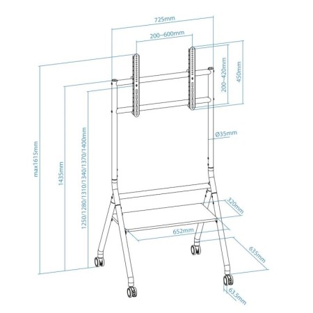 Tooq IDreams Soporte suelo pantallas 37″-86″