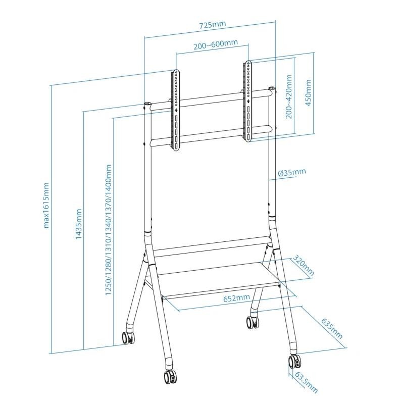 Tooq IDreams Soporte suelo pantallas 37″-86″