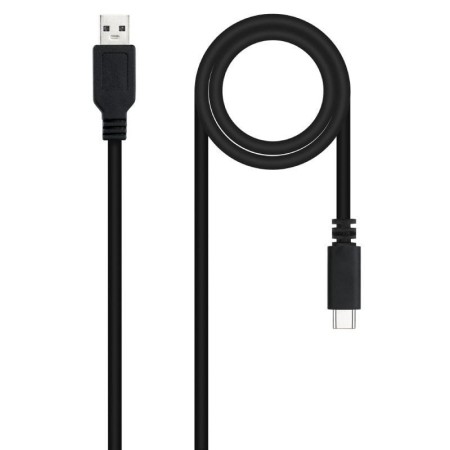 Nanocable Cable USB 2.0 3A USB-C-M/M 1.5M Negro