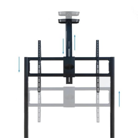 Soporte suelo con ruedas tooq vesa hasta 100 pulgadas 900x600 max 120kg
