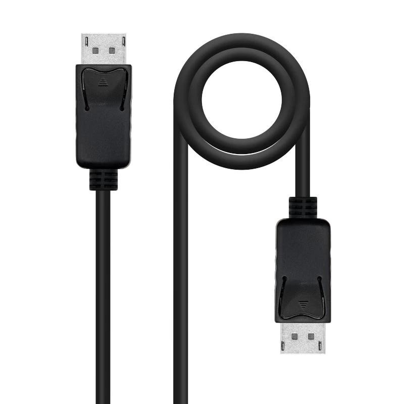Cable DisplayPort Nanocable 10.15.2702/ DisplayPort Macho - DisplayPort Macho/ 2m/ Negro
