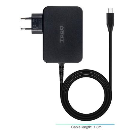 Cargador de portatil tooq tqlc - usbcgan100pd 100w usb - c negro