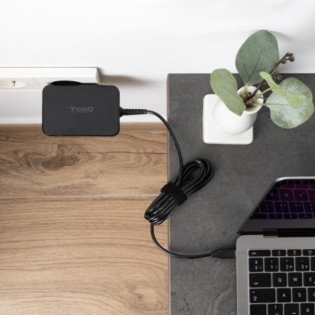 Cargador de portatil tooq tqlc - usbcgan100pd 100w usb - c negro
