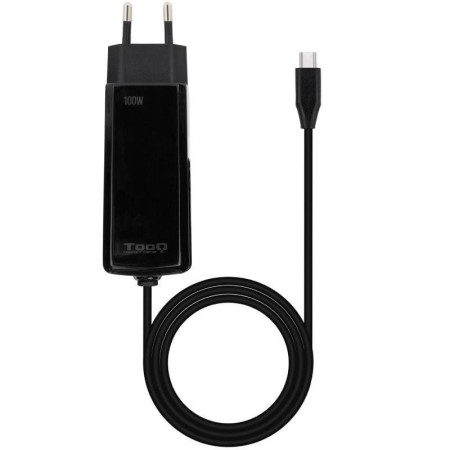 Cargador de portatil tooq tqlc - usbcgan100pd - c 100w usb - c negro
