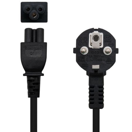 Nanocable Cable Alim. trébol, CEE7 -M-C5-H, 2 m