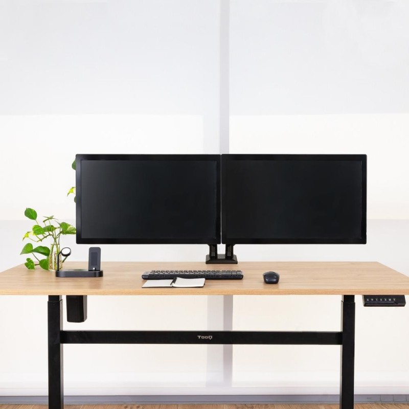 Tooq Soporte mesa DB1434TNR-B 2 brazos 13-34″