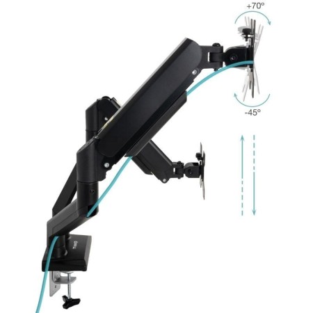Tooq Soporte mesa DB1434TNR-B 2 brazos 13-34″