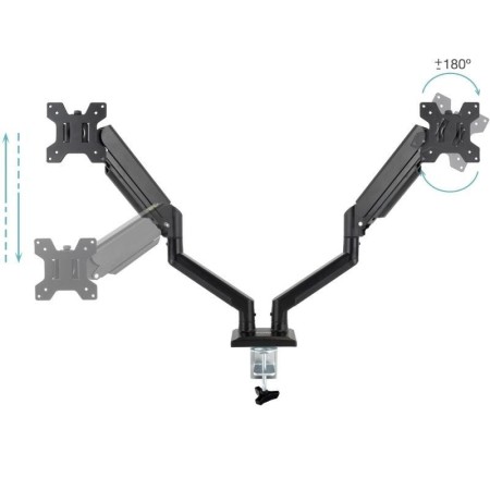 Tooq Soporte mesa DB1434TNR-B 2 brazos 13-34″