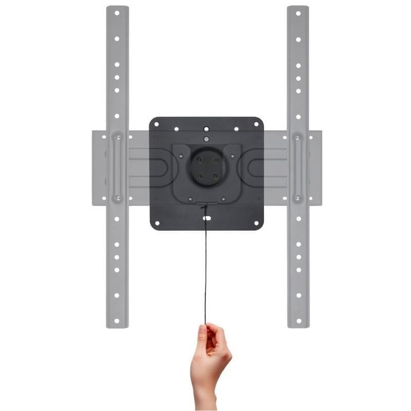 Soporte de pared tooq rotación 360° para pantallas 37 pulgadas - 80 pulgadas negro