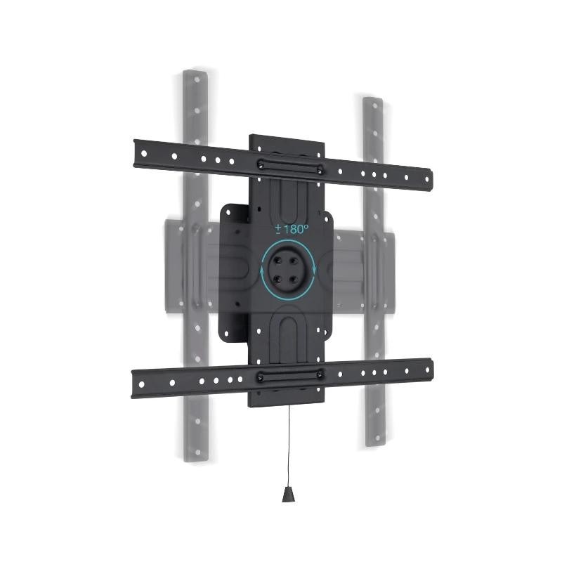 Soporte de pared tooq rotación 360° para pantallas 37 pulgadas - 80 pulgadas negro