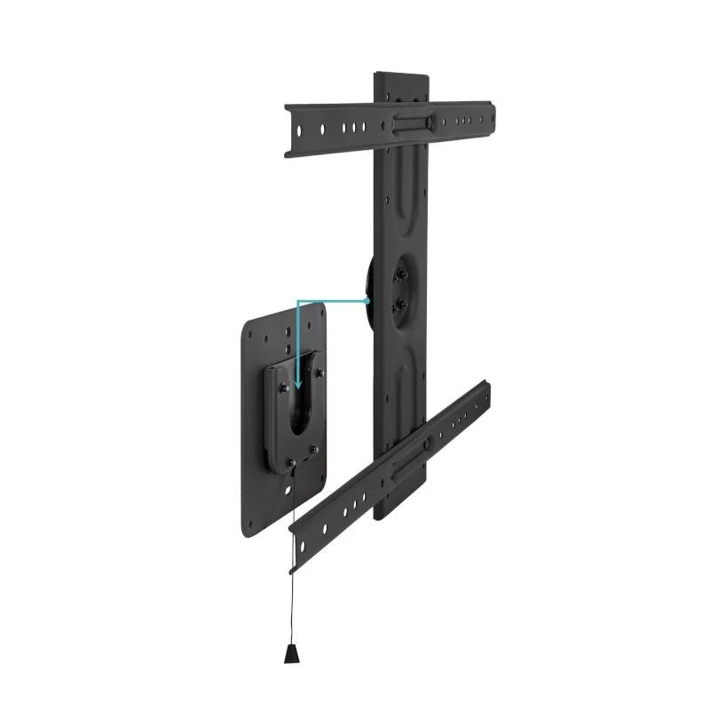Soporte de pared tooq rotación 360° para pantallas 37 pulgadas - 80 pulgadas negro