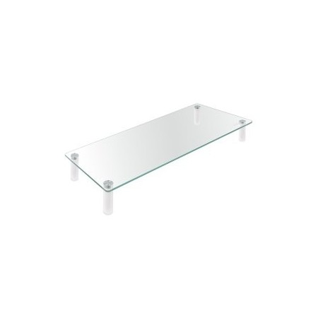 Soporte elevador tooq de vidrio para monitores